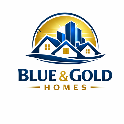 Blue & Gold Homes Logo
